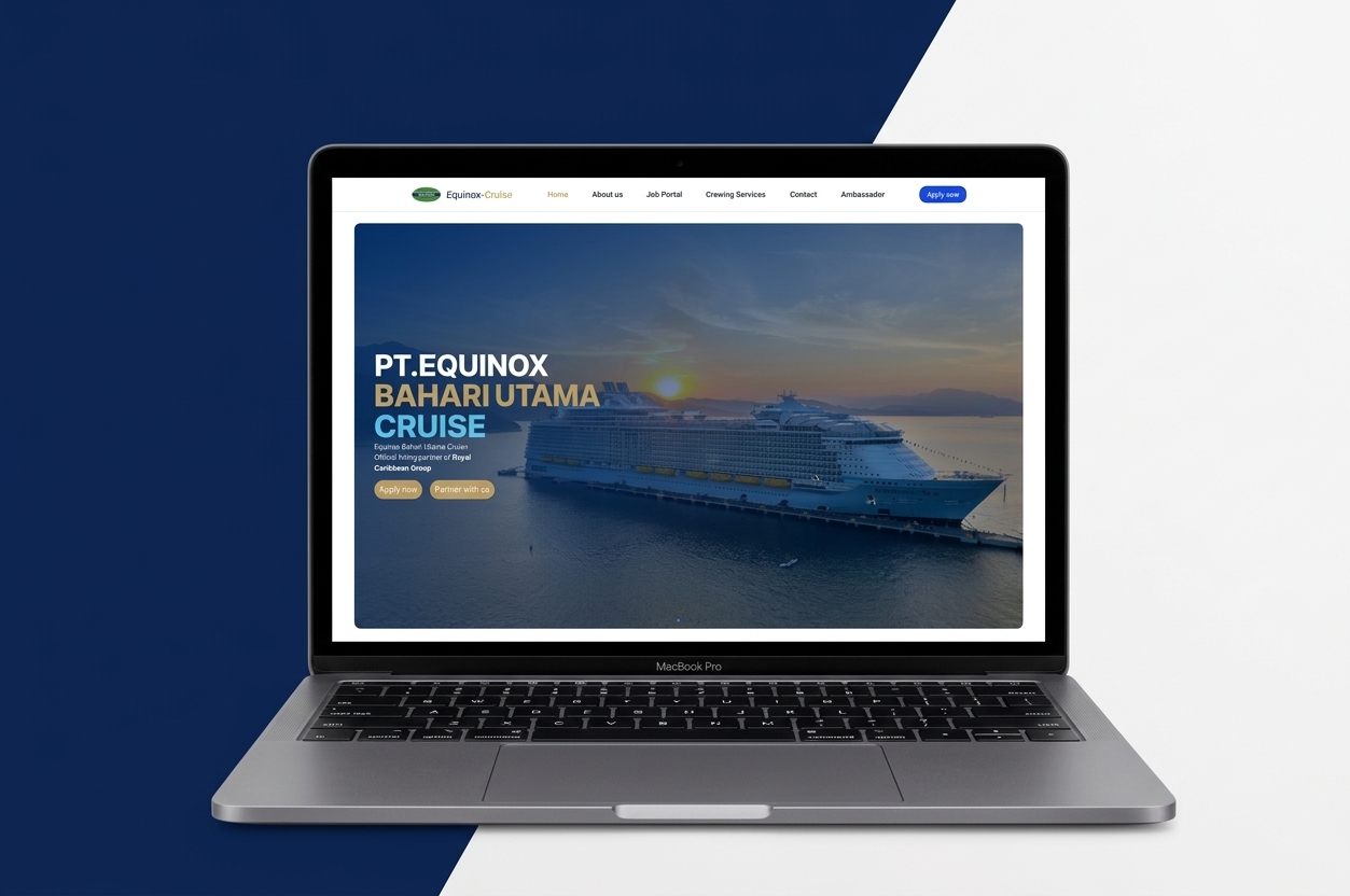 Equinox Bahari Cruise Department Website cover